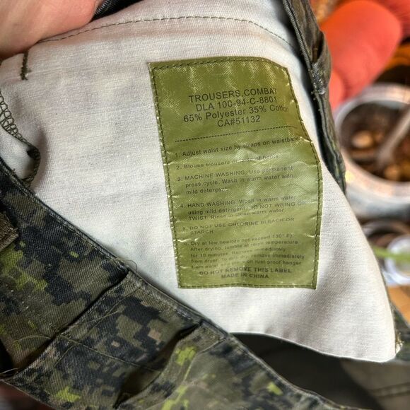 Vintage Combat Trousers Digital Camouflage Cargo Pants 31"-36" - Picture 15 of 16